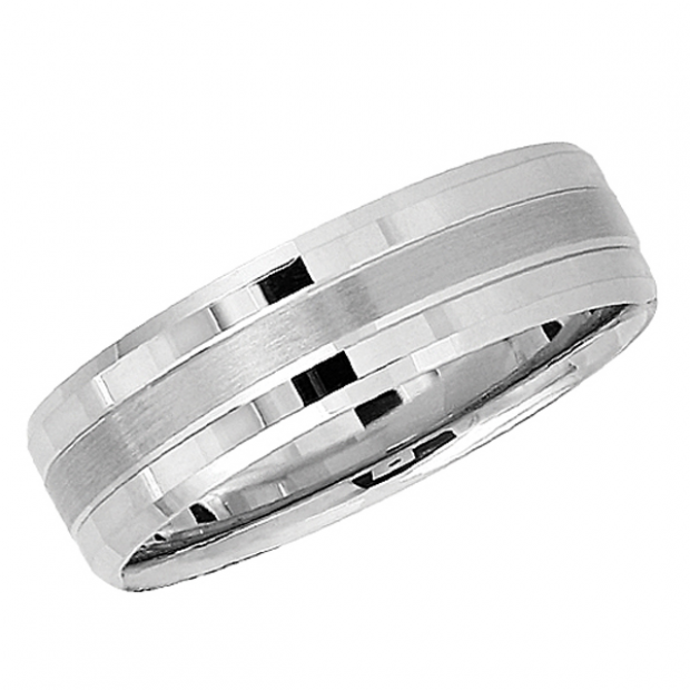 14k White Gold Men