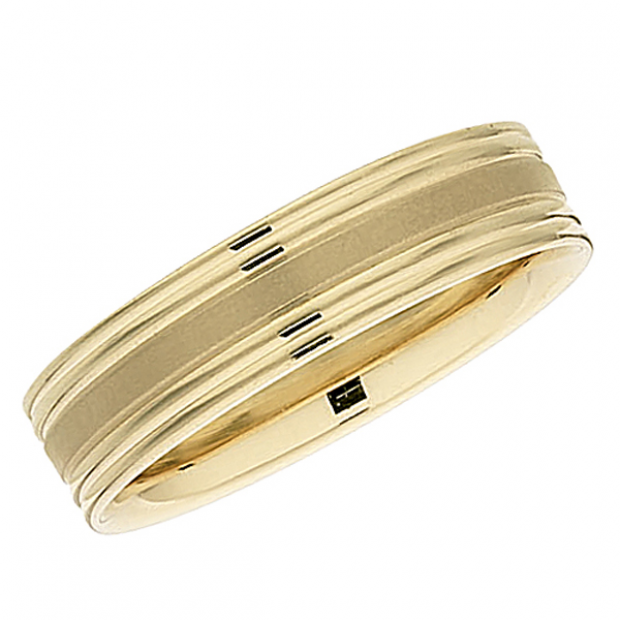 14k Yellow Gold Men