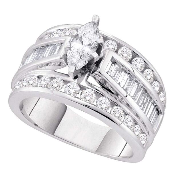 0.31 Carat (ctw) 10K Yellow Gold Round White Diamond Men