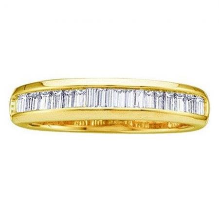 Dazzlingrock Collection 14K Round Blue Sapphire Ladies Bridal Stackable Wedding Band 1/4 CT White Gold Size 6