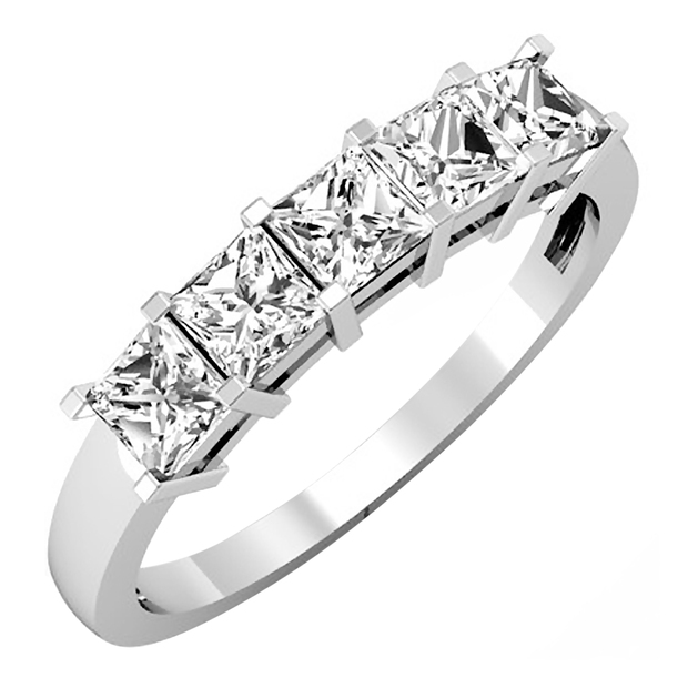 0.50 Carat (ctw) 18K Rose Gold Round Lab Grown Diamond Ladies Solitaire Engagement Ring 1/2 CT