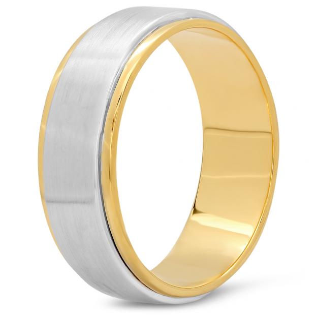 10K Two Tone Gold Men