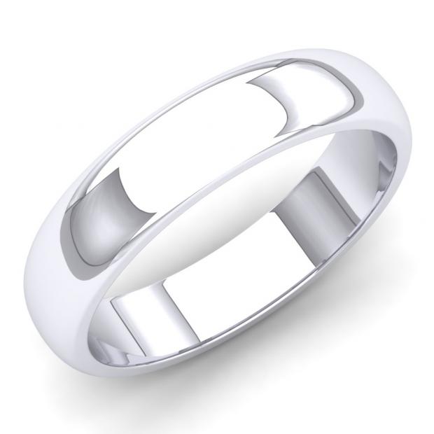 10K White Gold Men