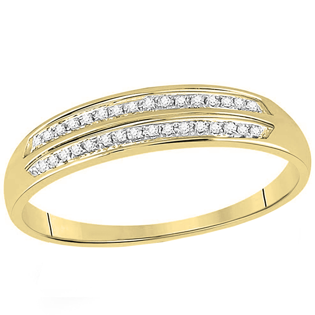 0.67 Carat (ctw) Princess White Diamond Ladies Solitaire Stud Earrings 10K Yellow Gold