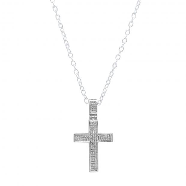 0.48 Carat (ctw) 10K White Gold Round Diamond Men
