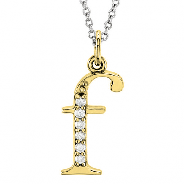 0.05 Carat (ctw) Round Diamond Lowercase Letter 