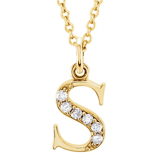 0.05 Carat (ctw) Round Diamond Lowercase Letter 