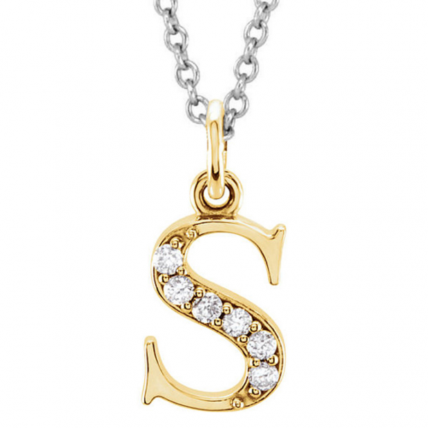 0.05 Carat (ctw) Round Diamond Lowercase Letter 