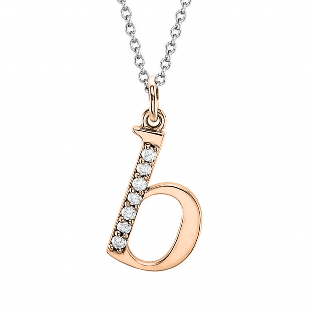 0.05 Carat (ctw) Round Diamond Lowercase Letter 
