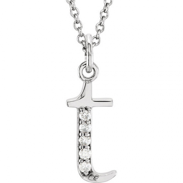 0.05 Carat (ctw) Round Diamond Lowercase Letter 