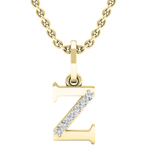 0.05 Carat (ctw) Round Diamond Lowercase Letter 