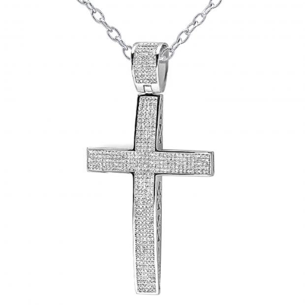 2.00 Carat (ctw) Sterling Silver Round Diamond Men