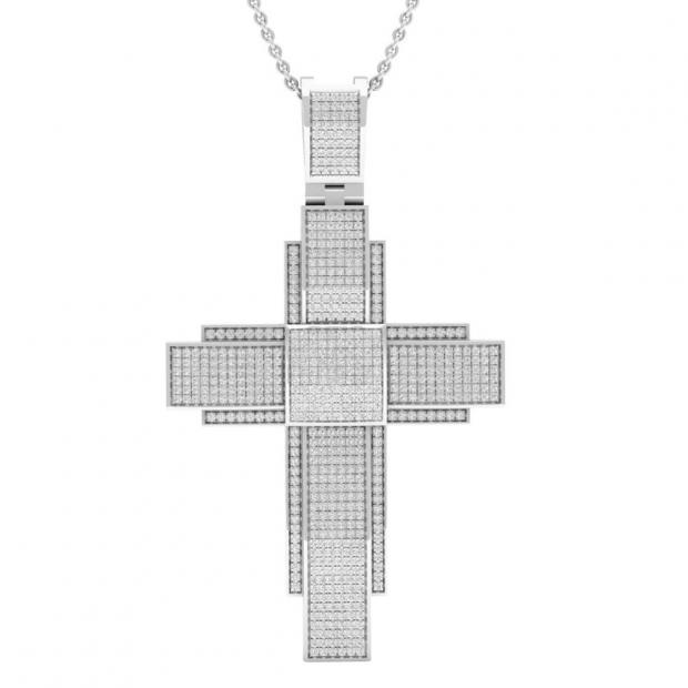 1.00 Carat (Cttw) Round White Diamond Men