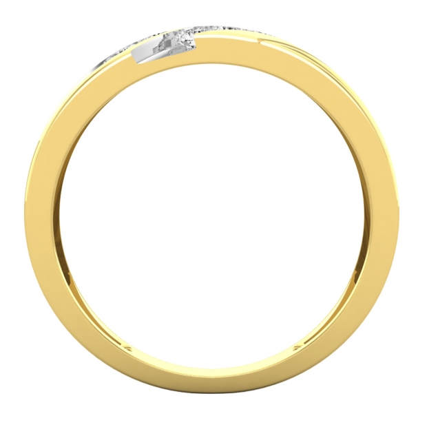 0.50 Carat (cttw) Round White Diamond Men