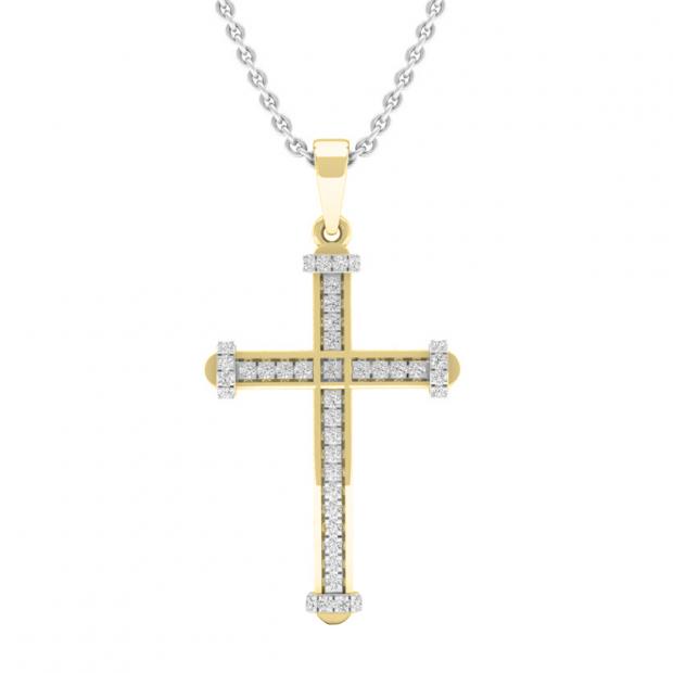 0.20 Carat (cttw) Round Diamond Men