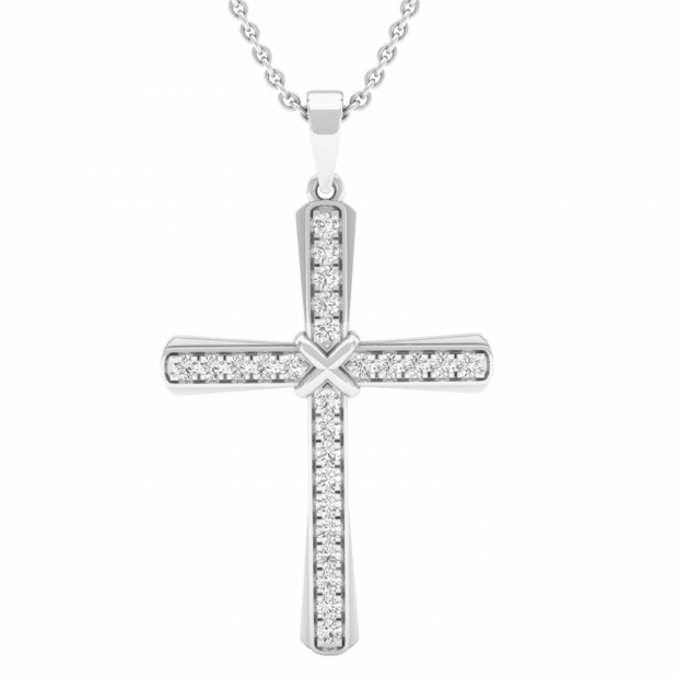 0.50 Carat (ctw) Round White Diamond Ladies 