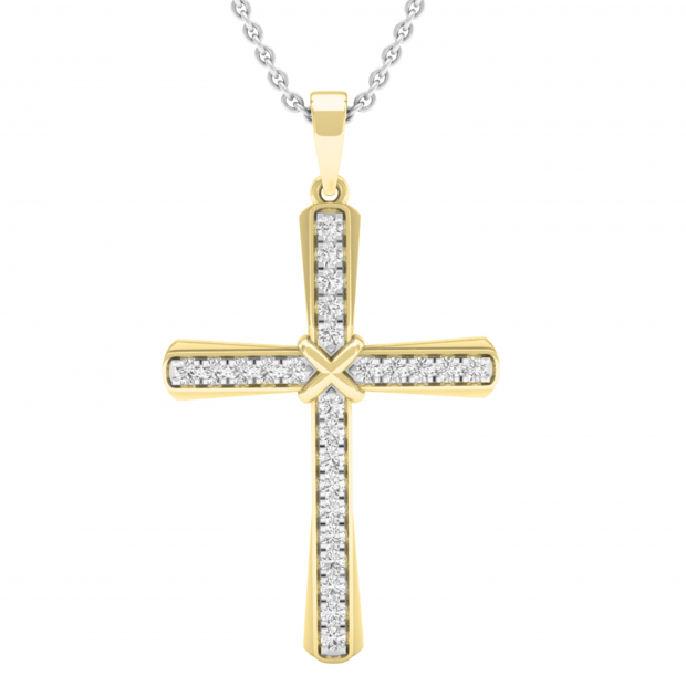 0.50 Carat (ctw) Round White Diamond Ladies 