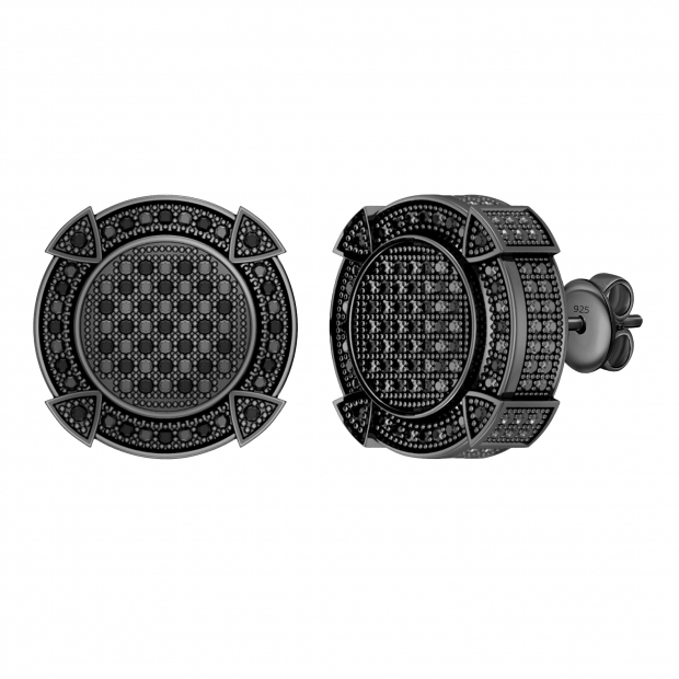 0.25 Carat (ctw) Black Diamond Men