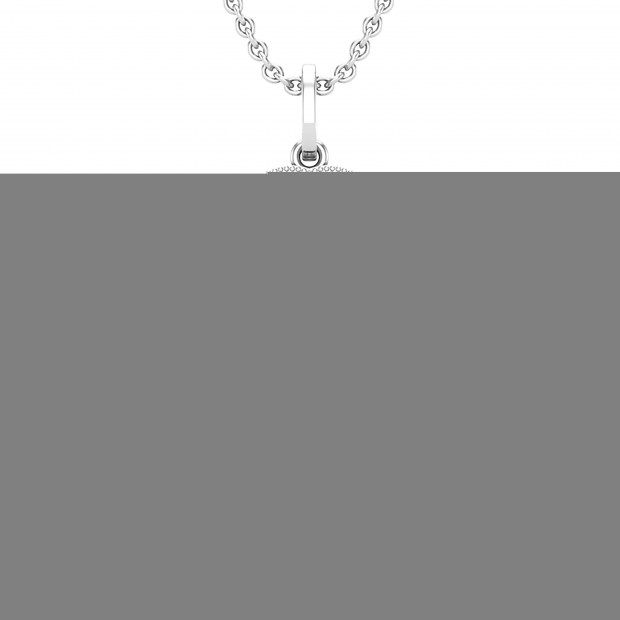 0.12 Carat (ctw) Round White & Blue Diamond Heart Shape Key Pendant For Women | 925 Sterling Silver