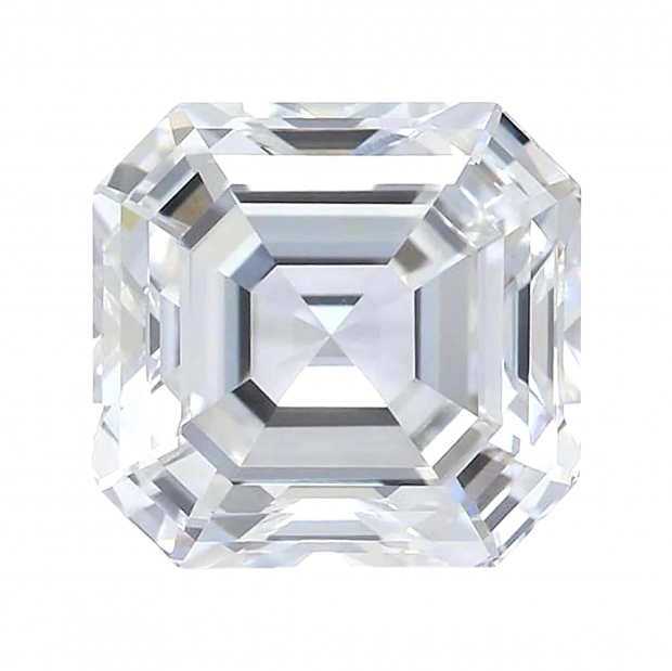 ALLORYA IGI Certified 1.00 Carat Single Loose Asscher Lab Grown White Diamond (Colors I or Better & Clarity VS2)