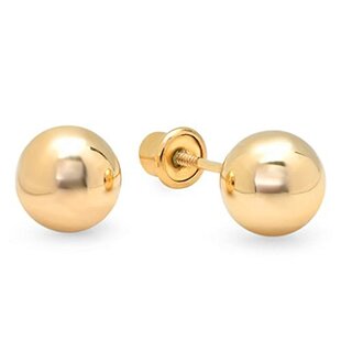 14k Yellow Gold Backings