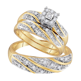 2.00 Carat (ctw) 18K Rose Gold Round White Diamond Ladies Hoop Earrings 2 CT