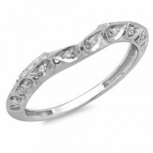 0.06 Carat (ctw) Sterling Silver White Diamond V Prong Square Mens Hip Hop Iced Stud Earrings