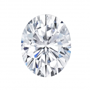 ALLORYA IGI Certified 1.00 Carat Single Loose Oval Lab Grown White Diamond (Colors G or Better & Clarity VS2)