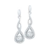 0.25 Carat (ctw) Round Yellow Diamond Dice Shape Mens Stud Earrings 1/4 CT Yellow Gold Plated Silver