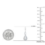 0.25 Carat (ctw) Round Yellow Diamond Dice Shape Mens Stud Earrings 1/4 CT Yellow Gold Plated Silver