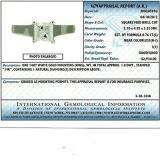 Certified 0.76 Carat (ctw) 14K White Gold Real Princess Diamond Ladies Engagement Solitaire Ring