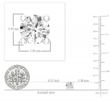 1.52 Carat (ctw) 14K White Gold Round Cut Diamond Ladies Stud Earrings
