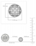 0.20 Carat (ctw) Sterling Silver Round Diamond Concave Circle Shape Mens Ladies Unisex Hip Hop Iced Stud Earrings