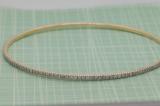1.60 Carat (ctw) Round White Diamond Ladies Bangle Bracelet 14K Yellow Gold