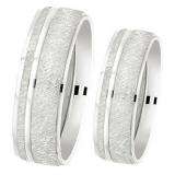 14k White Gold Men's Ladies Unisex Ring Fancy Wedding Band 7MM Brushed and Polished Shiny Comfort Fit (Available in Sizes 4 to 12)