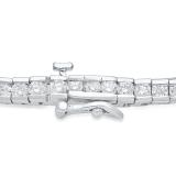 5.00 Carat (Ctw) 14K White Gold Round White Diamond Ladies Tennis Bracelet 5 CT