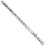 5.00 Carat (Ctw) 14K White Gold Round White Diamond Ladies Three Row Tennis Bracelet 5 CT