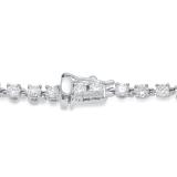 2.00 Carat (Ctw) 14K White Gold Round White Diamond Ladies Tennis Bracelet 2 CT