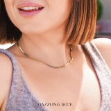 Herringbone Chain Necklace, 10K Yellow Gold (16 Inch)