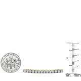 5.00 Carat (ctw) 18K Yellow Gold Round Lab Grown Diamond Ladies Tennis Bracelet 5 CT
