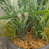 0.50 Carat (ctw) 10K Yellow Gold Round White Lab Grown Diamond Ladies Halo Hoop Earrings 1/2 CT