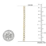 0.80 Carat (cttw) Round Lab Grown White Diamond Ladies Linear Bar Drop Earrings 18K Yellow Gold