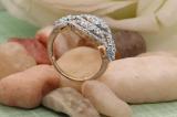 1.80 Carat (ctw) Round Lab Grown White Diamond Ladies Cocktail Right Hand Ring 18K Rose Gold