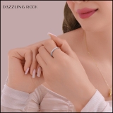 0.65 Carat (ctw) Round Lab Grown Diamond Ladies Anniversary Wedding Stackable Band 14K White Gold