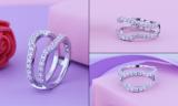 Lab Grown White Diamond Wedding Band Enhancer Guard Ring for Women (1.00 ctw, Color H-I, Clarity SI2) in 925 Sterling Silver
