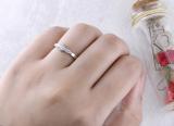 Lab Grown White Diamond Womens Bridal Promise Engagement Ring (0.05 ctw Color H-I Clarity SI2) in 10K White Gold