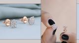 Round Lab Grown White Diamond Halo Illusion Set Screwback Stud Earrings for Women (0.27 ctw, Color H-I, Clarity SI2) in 18K Rose Gold