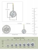 10K Yellow Gold Lever-back Earrings, IGI Certified 1.50 ctw Round Lab Grown Diamond