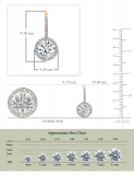 18K Rose Gold Lever-back Earrings, IGI Certified 1.50 ctw Round Lab Grown Diamond