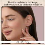 IGI Certified 2.00 Cttw Round Lab Grown White Diamond Elegant Solitaire Bezel Set Push Back Stud Earrings for Women in 10K Solid White Gold
